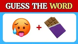 Guess the Word by Emoji |  Emoji Quiz Challenge 👀🤔 | Brain Play