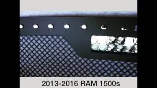 RaceMesh Trucks 2013-2017 Dodge Ram LED Grille Stainless Steel $1049
