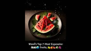 Top 7 Most expensive fruits in the world #education #facts #trending #shorts #friends