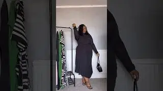 A spring LBD 🖤 #plussize #spring