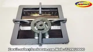 Imported Ring Burner with Rotating Dial Jet System | Commercial Double Ring Burner | 2 Ring Burner