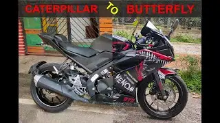 YAMAHA R15 V3 VENOM | FULLY Modified on 2nd Day of delivery
