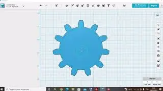 how to make a spur gear in 123design