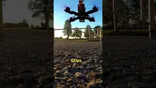 Oops #drone #badlanding