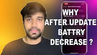 WHY IPHONE BATTERY LIFE DECREASED AFTER UPDATE ? |TAMIL|
