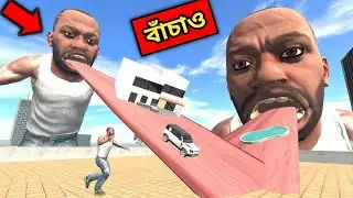 Franklin House Enter Inside Giant Franklin Mouth Longest Tongue in Indian Bike Driving 3D