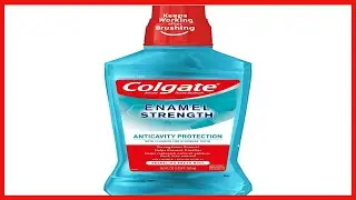 Great product -  Colgate Enamel Strength Alcohol Free Mouthwash, Fresh Mint - 1L, 33.8 fluid ounce (