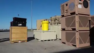 119th Wing Civil Engineer Squadron Prepare Disaster Relief Beddown Sets