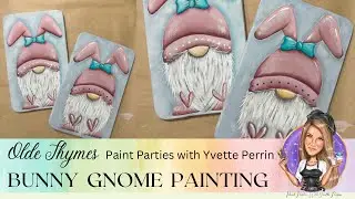 Easy Bunny Gnome Painting