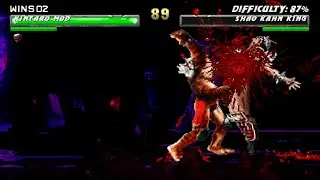 Mortal Kombat Solano Ultimate (Mugen) - Kintaro mod Gameplay Playthrough 