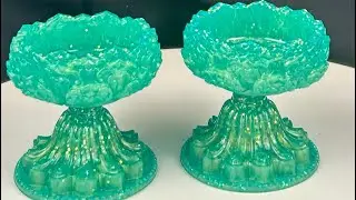 An Old Woman Making Things is live!  Resin trinket box, butterflies, and worry stones. 