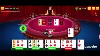 Points rummy game play MPL part 3 👏👏👏