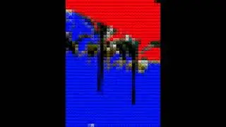 The LEGO trees look happy XDOPY NFT Art