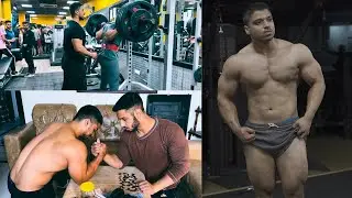 I trained With India’s Strongest 18 Year Old -210Kgs Squats in a Crowded Gym