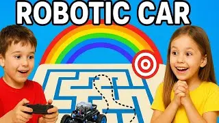 Robotic Car & Maze Challenge | Toy | Fun | Kids #funforkids #toyfun #viral #trendingkidscontent #mum