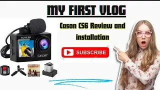 BEST ACTION CAMERA UNDER 10K। Cason CS6 4k action camera with external mic । CASON CS6 REVIEW