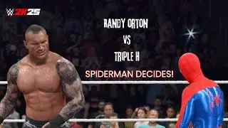 Triple H vs Randy Orton 💥 Special Referee SPIDER-MAN | WWE 2K25 Chaos Match