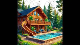 Pines and Pools #video #cabin #paradise #waterslide #retreat #pool