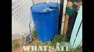 solar powered drip irrigation system for greenhouse garden