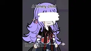 A lonely child 