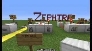 Minecraft tutoriel Redstone: Les redstone gates partie 1