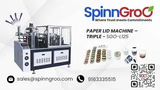 𝗣𝗮𝗽𝗲𝗿 𝗟𝗶𝗱 𝗠𝗮𝗸𝗶𝗻𝗴 𝗠𝗮𝗰𝗵𝗶𝗻𝗲 &ndash; 𝗧𝗿𝗶𝗽𝗹𝗲 - 𝗦𝗚𝗢-𝗟𝟭𝟮𝟱