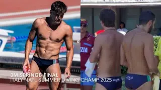 Men's 3m Spring Board Finals | 🇮🇹Italy National Summer Diving Championship 2025