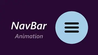 Animated Responsive Navbar Tutorial