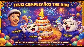 ¡¡FELIZ  4° ANIVERSARIO THE RIDI!! ¡¡SORTEO DE CUENTA VIP 5 REGISTRATE YAI!! Hero Wars Dominion Era