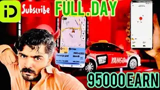 Full Day Earning (9500) Daily vlog |yango & Indrive| online Taxi