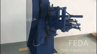 FEDA flat dies thread rolling machine used for making external thread on metal rods#machine