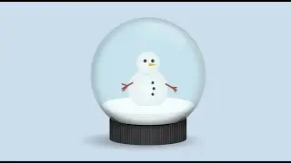 Snow globe with HTML and CSS short | video comming soon | CodiNGCreatiVE