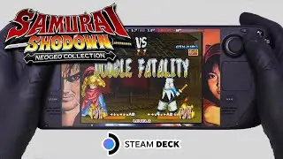 SAMURAI SHODOWN NEOGEO COLLECTION | Steam Deck Gameplay | Steam OS