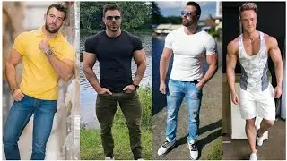 Stunning Muscular Men Outfits 2021 | Perfect Latest Muscle Guy Outfits | Muscle Men Fashion  | #ZHF