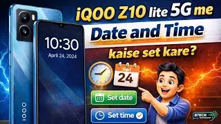 iQOO Z10 lite 5G me Date and time kaise set kare