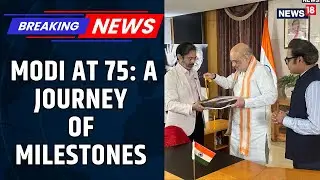 Amit Shah Launches Modi At 75 Coffee Table Book Showcasing PM Modi&rsquo;s Journey | News18