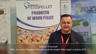 Sergiusz Zinowczyk KREX na targach w Arezzo z Magazynem Biomasa