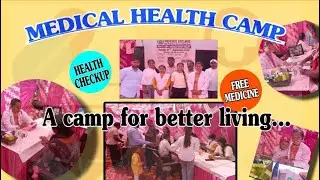MEDICAL HEALTH CAMP ⛑️| GENERAL HEALTH SCREENING🩺 | FREE HOMEOPATHIC MEDICINES FOR PATIENTS ☘️💊⚕️