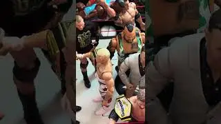 BRON BREAKER Hits  CODY   through  the BARRICADE!   CRAZY WWE Figure SET UP!  Week in review 325 