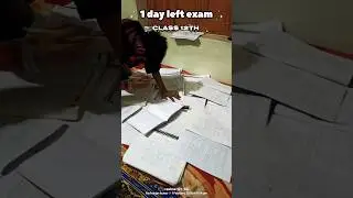 only 1 day left exam. class 12th 🥲 | #funny  #viral #class12 #exam #examtips
