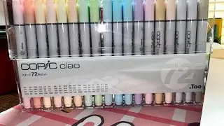 Swatching Copic Ciao Markers 72 starter set