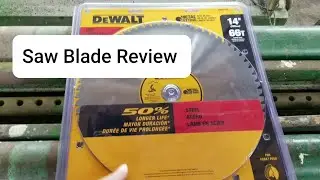 DEWALTS 66T 14 inch Metal Saw Cutting Blade And Saw Review