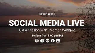 Thursday Q&A Session With Solomon Wangwe