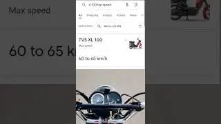 XL 100 Top Speed Test 🔥 #xl100 #topspeedtest