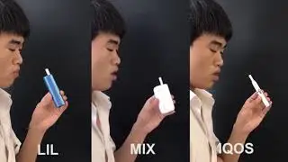 Heat-Not-Burn LIL, MIX, IQOS  Vapor Comparison