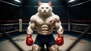 BOXING CHALLENGE!🥊Father Cat Fights to Pay for his Kitten's Serum who Poisoned by Deadly Octopus!🐙😱