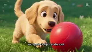 Peuterverhaaltje | Hondje Leert Kleuren | Rustig Verhaal voor Peuters 