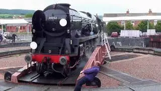 Train Turntable At Minehead Rail Station