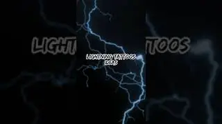 ⚡Lightning Tattoos ⚡