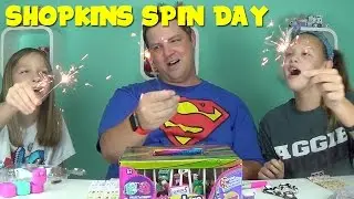 Shopkins Spin Day with Season 5 Shopkins Mega Pack, 12 Pack and 5 packs